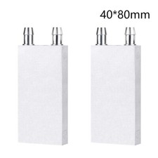40 80 Radiator Heatsink System Aluminum Water Cooling Block Liquid Water Cooler