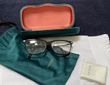 Gucci montatura occhiali da vista GG0042OA 001 55 13-145 nero con custodia e marsupio