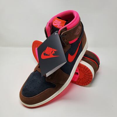 Nike Women's Size 11 Jordan 1 Zoom Air CMFT 2 Cacao Wow Picante Red DV1305-206