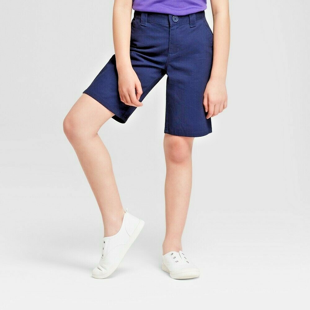 Cat \u0026 Jack School Uniform Girls Shorts 