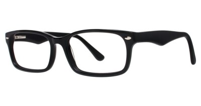 MODERN OPTICAL BMEC BIG TWIST MEN'S EYEGLASSES 58-18-150 BLACK W/ SOFT CASE