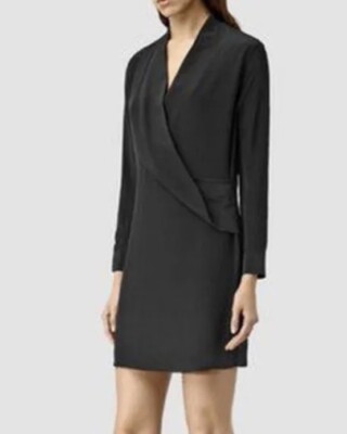 all saints walton shirt dress All Saints Women Walton Shirt Dress Size 4