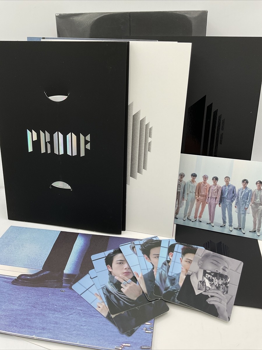 BTS PROOFアルバム フォトカード付き 3セット OPEN 2022 BTS Proof K-Pop 3 Photo Books 9 Picture Cards