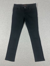 Ben Sherman Lola Women's Denim Jeans Size 32/14 W34" Black Slim Straight Stretch