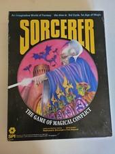 Sorcerer SPI Fantasy Board Game 1975 Vintage Unpunched Counters Flat