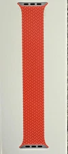 APPLE WATCH BRAIDED SOLO LOOP 40MM - SIZE 6 - ELECTRIC ORANGE - ELECTRIC ORANGE