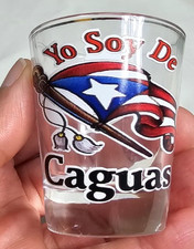 Puerto Rico Caguas Shot Glass Yo Soy De Souve...