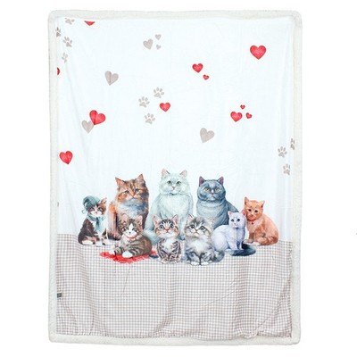 Daunex Friends Soft Plaid digital 130x160 cm AC303