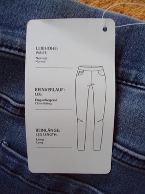 NKD London, Stretch-Jeans,mittelblau, skinny fit, opt. 5-pocket (real 3), ungetr