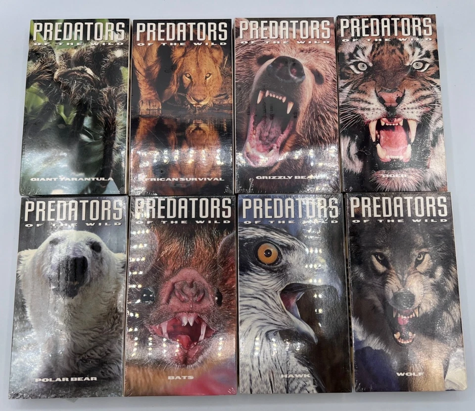 Time Life Video - Predators of the Wild - 14 VHS Tapes NEW AND USED - Image 4 of 4