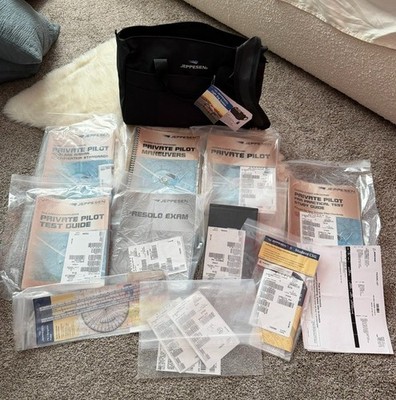 Jeppesen Private Pilot Part 61 Kit, New in Packaging C/W Flight Bag and Tags