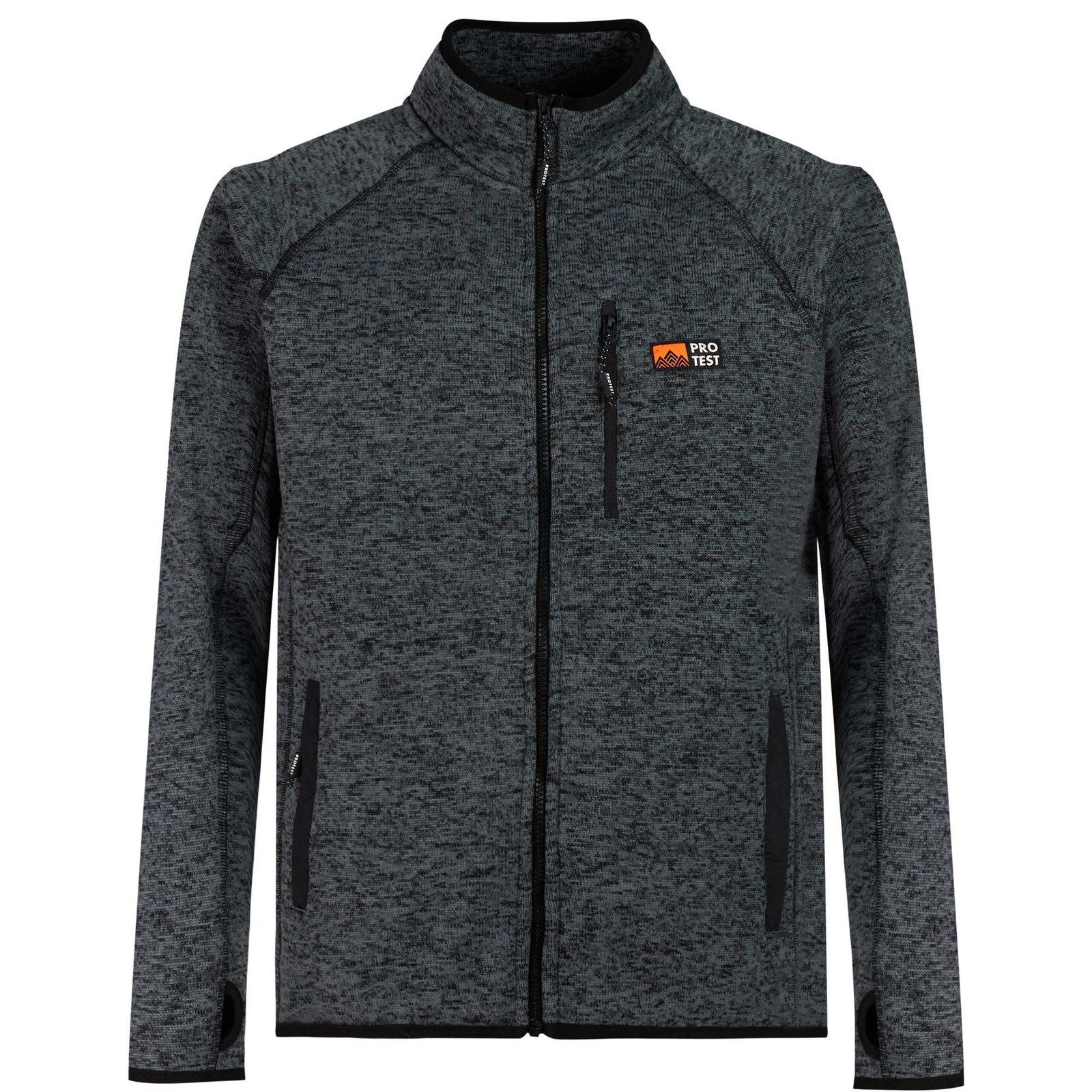 Protest Mano Outdoor Full Zip Top - Sample: Basalt Grey: L