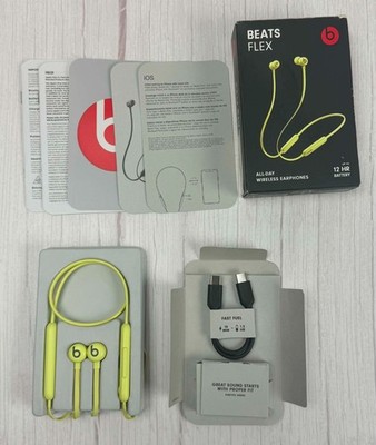 Beats Flex Yuzu Yellow All Day Wireless Earphones A2295 MYMD2LL/A