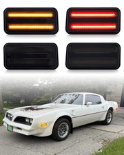 4x Front Rear Bumper Led Side Marker Light Lamps For 1970-1981 Pontiac Firebird 4x Front Rear Bumper Led Side Marker Light Lamps For 1970-1981 Pontiac Firebird