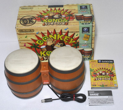 Donkey Konga Bongos Tarukonga Set Nintendo GameCube Japanse Games