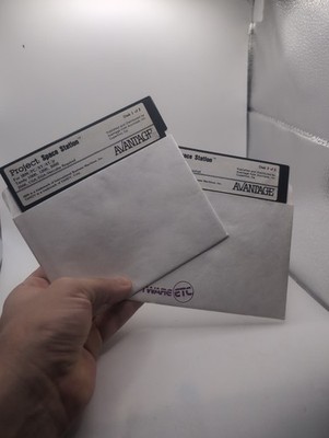 Project Space Station Avantage PC IBM Tandy 5.25'' Floppy Disk