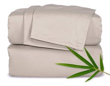 Queen Sheets, Genuine 100 Organic Viscose Derived from Bamboo Bed Sheet Set,...