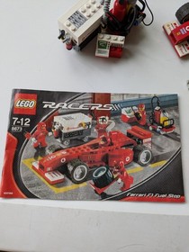 LEGO 8673 Racers Ferrari F1 Fuel Stop 2006 Scuderia Trackside 100% No Box