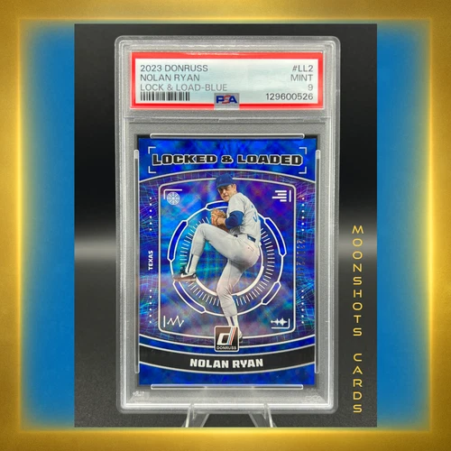 2023 Donruss Locked & Loaded Nolan Ryan /249 PSA 9 Rangers