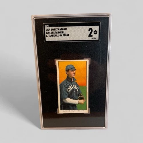1909 T206 Lee Tannehill SGC 2 Sweet Caporal Chicago White Sox Vintage HOF Era