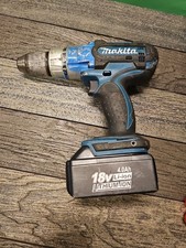 Makita BHP454 18V Cordless Concrete/Steel 1/2" Hammer Drill & 4.0 ah Battery 
