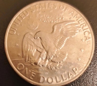 USA - One Dollar 1972 - Dwight D. Eisenhower - Apollo 11 - CU/NI 38mm 22,5g