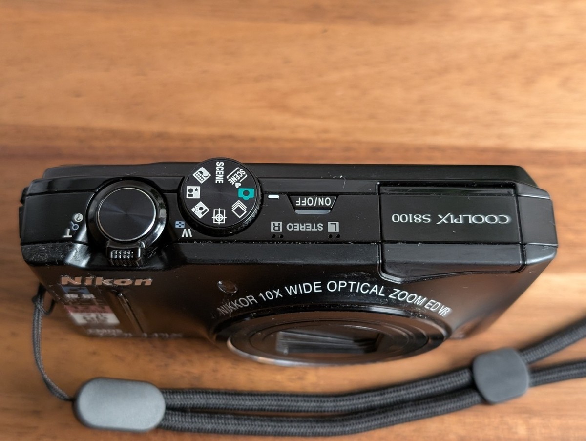 Excellent Nikon Coolpix S8100 Compact Digital Camera 10x 21.1MP