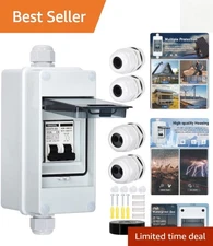 Solar Disconnect Switch with  Enclosure and Arc Squelching Magnet