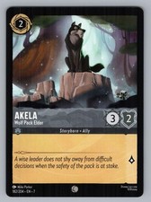 AKELA - WOLF PACK ELDER 182/204 C LORCANA NM 7 MIKE PARKER, ,