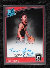 2018-19 Panini Donruss Optic Rated Rookie Signatures Trae Young #198 Auto 07g2