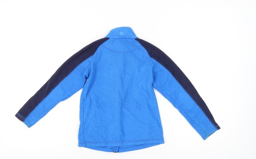 Mountain Warehouse Boys Blue Colourblock Fleece Jacket 7-8 Years - Picture 3 of 12