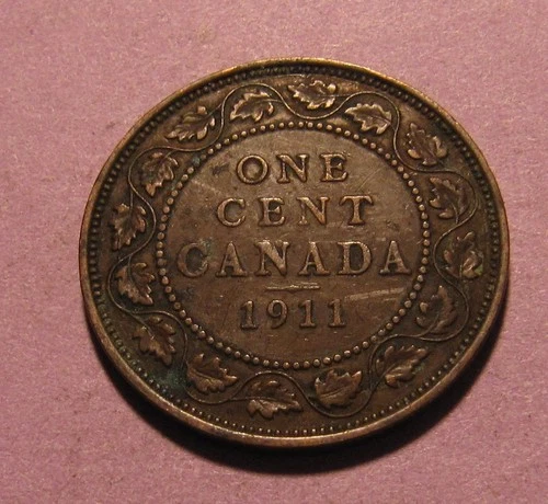 1911 Canada Large Cent — photo from the most recent tracked eBay sale