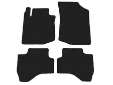 Velour Fußmatten für Citroen C1 3,5t 2005-2014, Anthrazit x14 Rand
