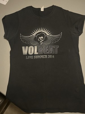 Volbeat Girlie Shirt Damen Live 2014 Schwarz M