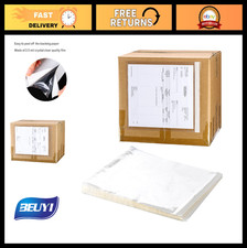 Premium Clear Packing List Envelopes 9.5"x12" - Adhesive Shipping Label Sleeves