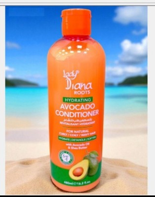2 x Avacado Hydrating Cream, Curly Wavey Hair Conditioner 500ml Bundle Pack Nice