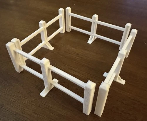 Vintage Fisher Price Little People 4-Piece Fence Set