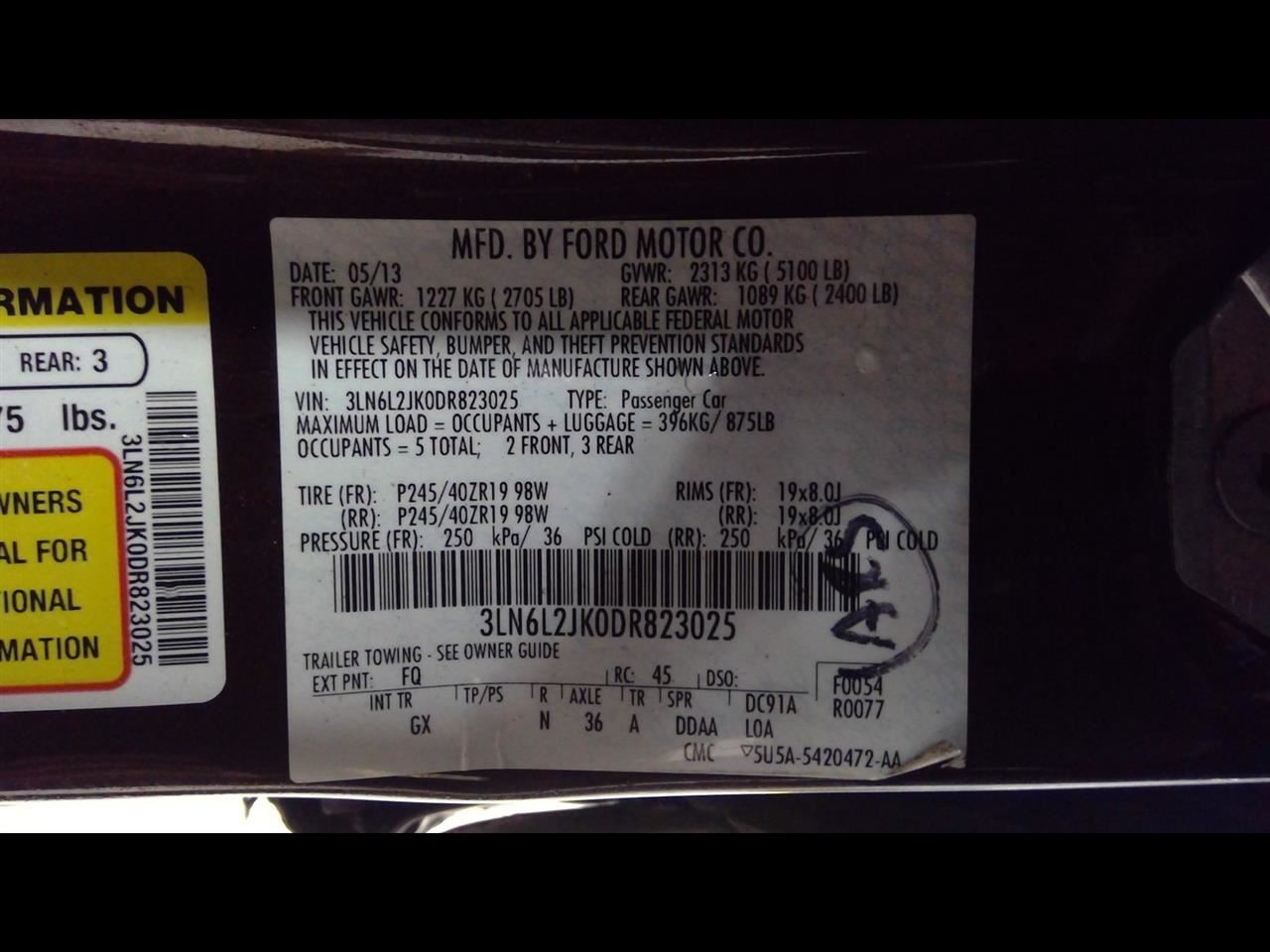 Driver Left Strut Front Fits 13-16 MKZ 1077600