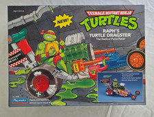 Playmates - 1991 TMNT RAPH'S TURTLE DRAGSTER Factory SEALED MINT IN BOX
