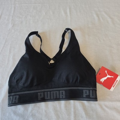 Puma NWT Low Support Seamless Sports Bra DryCell Moisture Wicking Womens Size M