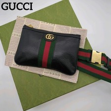 Gucci Ophidia borsa a tracolla piccola in pelle nera 503877 usata
