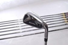 8pcs TaylorMade M2 Iron Set 5-6-7-8-9-PW-AW-SW Flex Stiff REAX Steel 90 RH