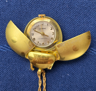 Vintage Lucerne Lady Bug Watch Pendant 9340cd0f-449e-46dc-9125-  main image 2