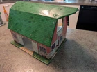 Vintage 1960s MARX USA Tin Litho Lazy Day Farm Barn Playset AS IS