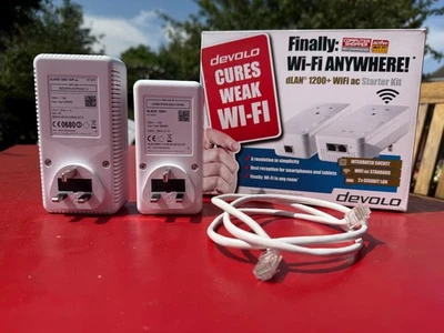 Devolo dLAN 1200+ Wi-Fi AC Powerline Starter Kit With 2 Adapters