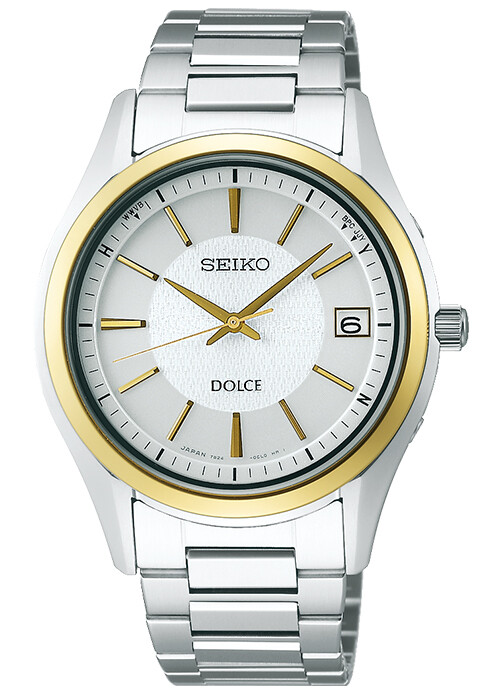 SEIKO Dolce & Exceline SADZ188 White Gold Solar Titanium Men's