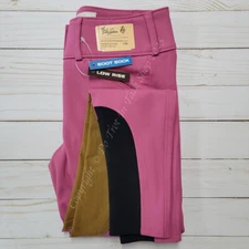 Tailored Sportsman Girls Vintage Trophy Hunter Boot Sock Breeches Pinkberry/Tan