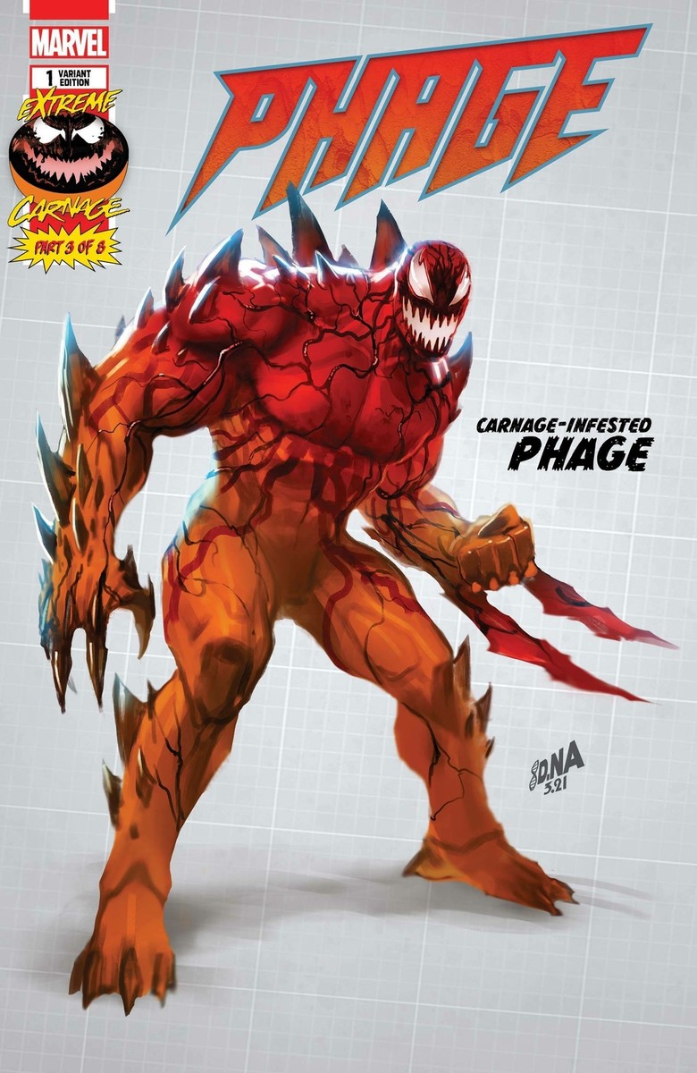 EXTREME CARNAGE PHAGE #1 1:10 NAKAYAMA DESIGN VARIANT MARVEL
