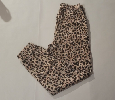 ZARA LEOPARD PRINT JOGGER PANTS WOMENS XS URBAN OUTFITTERS | eBay