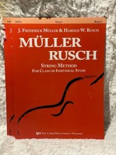 M ller Rusch String Method For Violin Book 3 Kjos NEW 